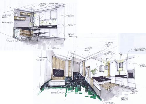 Illustration de plans 3D