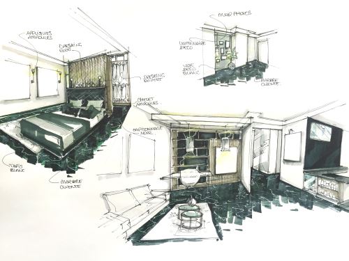 Illustration de plans 3D
