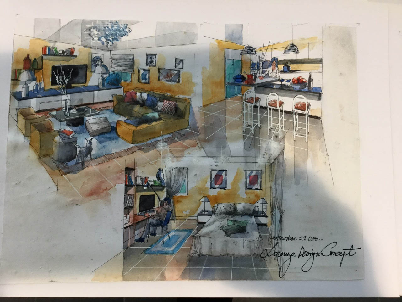 Illustration de plans 3D